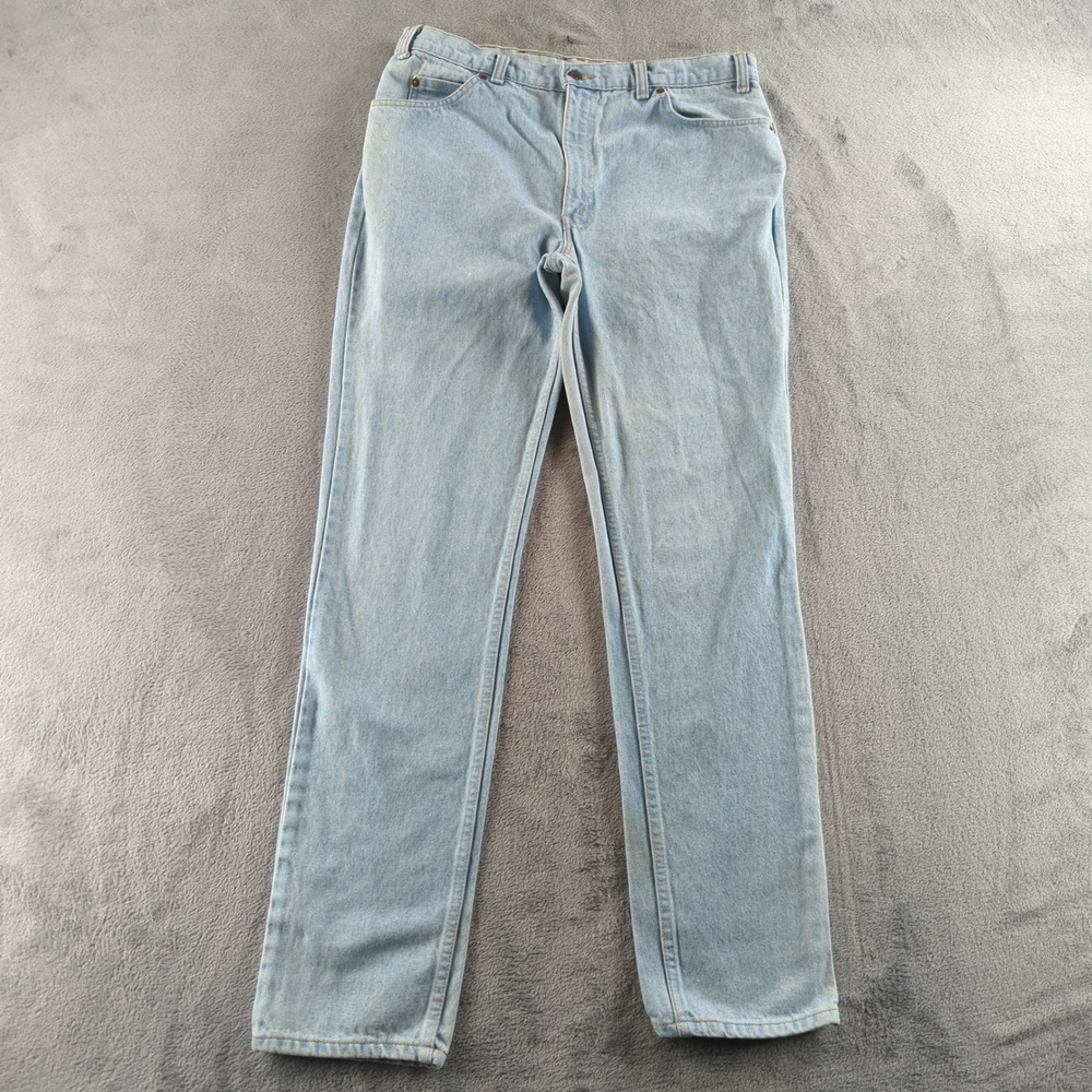 Vintage 90s Levis Jeans 38 (Fits 34x32) Blue Light Wash Straight Denim Canada